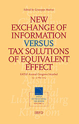 Thumbnail book New Exchange of Information versus Tax Solutions of Equivalent Effect