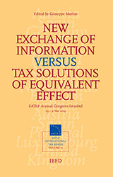 New Exchange of Information versus Tax Solutions of Equivalent Effect Thumbnail book New Exchange of Information versus Tax Solutions of Equivalent Effect