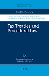 Thumbnail book Tax Treaties and Procedural Law