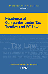 Thumbnail book Residence of Companies under Tax Treaties and EC Law