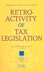 Thumbnail book Retroactivity of Tax Legislation