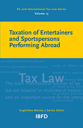 Thumbnail book Taxation of Entertainers and Sportspersons Performing Abroad