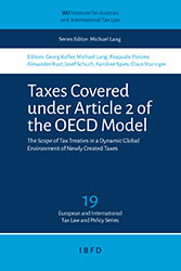 Thumbnail book Taxes Covered under Article 2 of the OECD Model