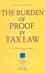 Thumbnail book The Burden of Proof in Tax Law