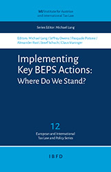 Thumbnail book Implementing Key BEPS Actions: Where do we stand?
