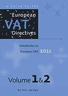 Thumbnail book A Guide to the European VAT Directives 2021