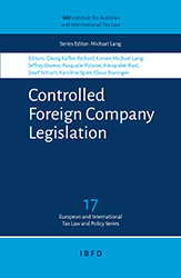 Controlled Foreign Company Legislation Thumbnail book Controlled Foreign Company Legislation