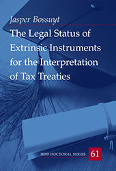 Thumbnail book The Legal Status of Extrinsic Instruments for the Interpretation of Tax Treaties