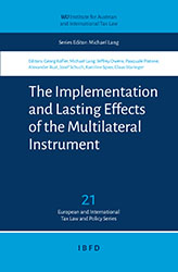 The Implementation and Lasting Effects of the Multilateral Instrument Thumbnail book The Implementation and Lasting Effects of the Multilateral Instrument