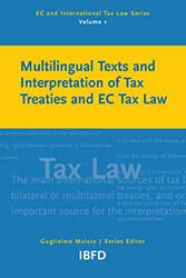 Multilingual Texts and Interpretation of Tax Treaties and EC Tax Law