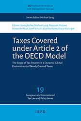 Taxes Covered under Article 2 of the OECD Model