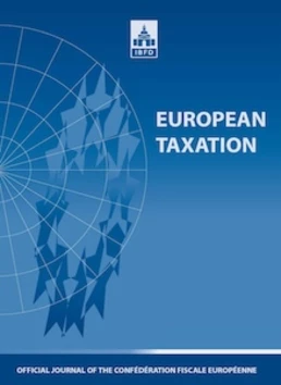 European Taxation - IBFD (International Bureau of Fiscal Documentation)