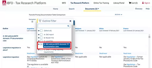 Tax Research Platform Tip of the month 