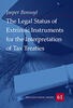 The Legal Status of Extrinsic Instruments for the Interpretation of Tax Treaties